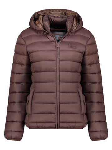 Geographical Norway Doorgestikte jas "Atichoko" bruin