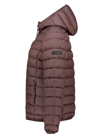 Geographical Norway Doorgestikte jas "Atichoko" bruin