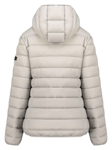 Geographical Norway Doorgestikte jas "Atichoko" lichtgrijs