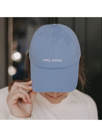 Eulenschnitt Cap "Easy peasy" in Hellblau