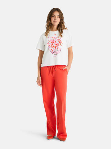 LIEBLINGSSTÜCK Shirt "Carmina" wit/rood