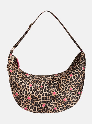 LIEBLINGSSTÜCK Schultertasche "Malina" in Hellbraun/ Schwarz - (B)32 x (H)24 x (T)9 cm