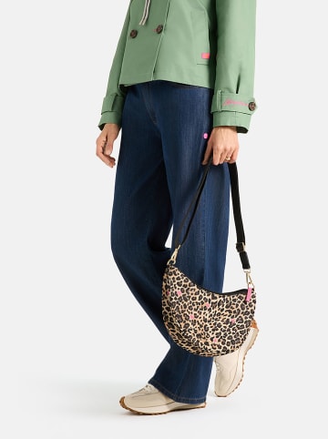 LIEBLINGSSTÜCK Schultertasche "Elena" in Hellbraun/ Schwarz - (B)30 x (H)20 x (T)6,5 cm