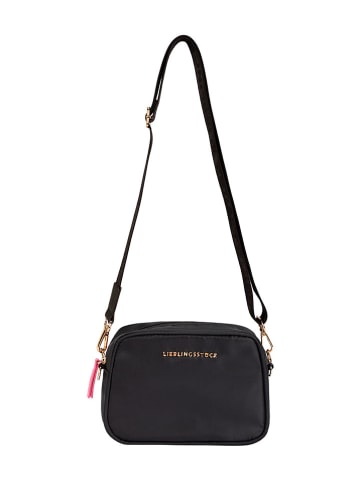 LIEBLINGSSTÜCK Umhängetasche in Schwarz - (B)20 x (H)14 x (T)6 cm