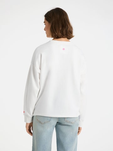 LIEBLINGSSTÜCK Bluza "Glam" w kolorze biało-jasnoróżowym