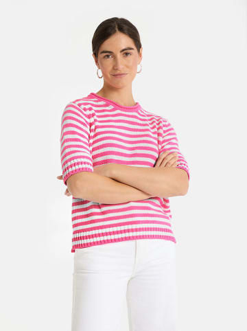 LIEBLINGSSTÜCK Pullover "Amina" in Pink/ Weiß