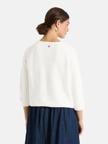 LIEBLINGSSTÜCK Pullover "Auri" in Weiß/ Rosa