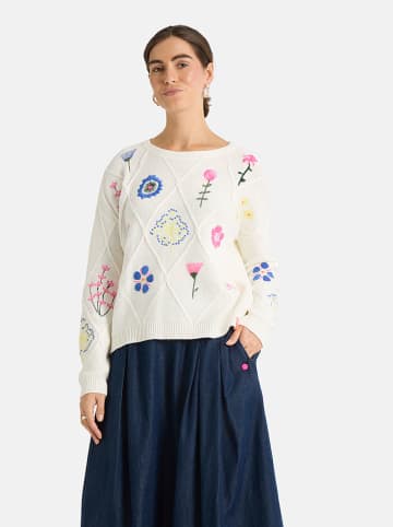 LIEBLINGSSTÜCK Pullover "Melodea" in Creme/ Bunt