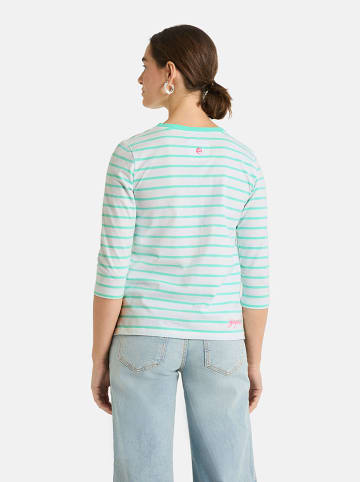 LIEBLINGSSTÜCK Longsleeve "Hera" in Grün/ Weiß