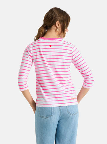 LIEBLINGSSTÜCK Longsleeve "Hera" in Pink/ Weiß