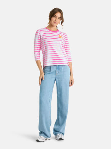 LIEBLINGSSTÜCK Longsleeve "Hera" in Pink/ Weiß