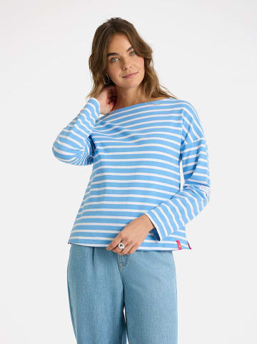 LIEBLINGSSTÜCK Bluza "Stine" w kolorze błękitno-białym