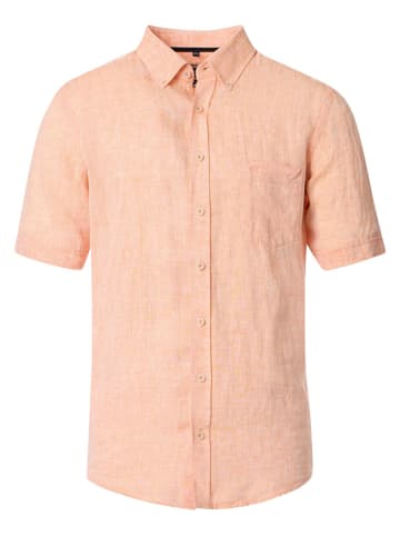 CASAMODA Lniana koszula - Casual fit - w kolorze pomarańczowym