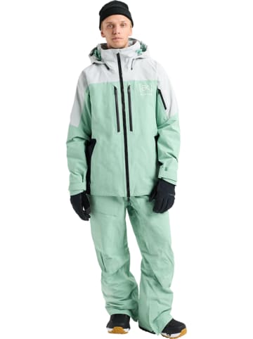 Burton Ski-/ Snowboardjacke "[ak] Swash GORE-TEX 2L" in Grün/ Weiß/ Schwarz