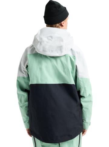 Burton Ski-/ Snowboardjacke "[ak] Swash GORE-TEX 2L" in Grün/ Weiß/ Schwarz
