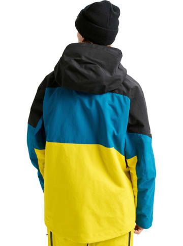 Burton Kurtka narciarska "[ak] Swash GORE-TEX 2L" w kolorze niebiesko-czarno-żółtym