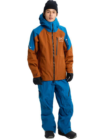 Burton Ski-/ Snowboardjacke "[ak] Cyclic GORE-TEX 2L" in Blau/ Hellbraun