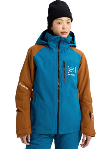 Burton Ski-/ Snowboardjacke "[ak] Embark GORE-TEX 2L" in Blau/ Hellbraun
