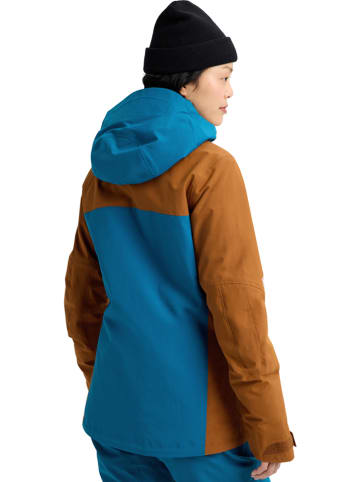 Burton Ski-/ Snowboardjacke "[ak] Embark GORE-TEX 2L" in Blau/ Hellbraun