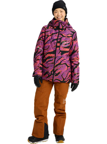 Burton Ski-/ Snowboardjacke "[ak] Embark GORE-TEX 2L" in Lila/ Orange/ Schwarz
