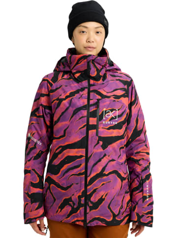 Burton Ski-/ Snowboardjacke "[ak] Embark GORE-TEX 2L" in Lila/ Orange/ Schwarz