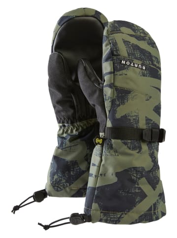 Burton Rękawiczki narciarskie "GORE-TEX" w kolorze oliwkowo-czarnym