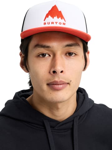 Burton Cap "I-80 Trucker" in Weiß/ Rot/ Schwarz