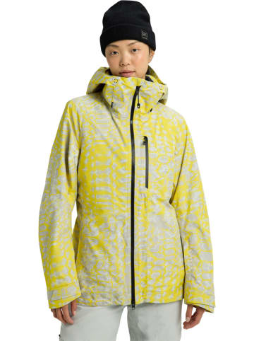 Burton Ski-/ Snowboardjacke "[ak] Upshift GORE-TEX 2L" in Gelb/ Grau