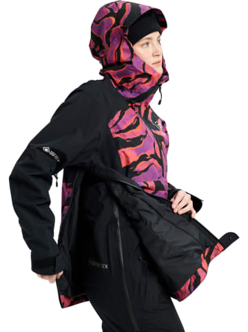 Burton Ski-/ Snowboardjacke "[ak] Kimmy GORE-TEX 2L" in Schwarz/ Lila/ Orange