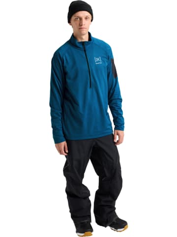 Burton Bluza polarowa "[ak] Helium Grid" w kolorze niebieskim