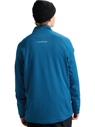 Burton Fleecepullover "[ak] Helium Grid" in Blau