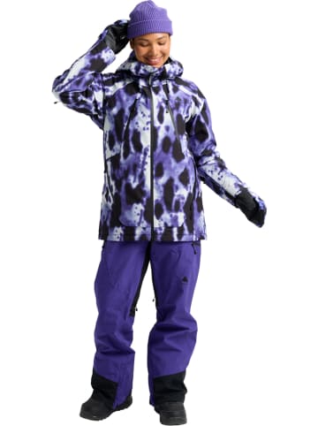 Burton Ski-/ Snowboardjacke "Reserve GORE-TEX 2L" in Blau/ Schwarz/ Weiß/ Lila