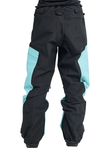 Burton Spodnie narciarskie "Reserve 3L" w kolorze czarno-turkusowym