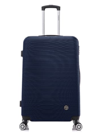Geographical Norway 5tlg. Hardcase-Trolleyset "Solomun" in Dunkelblau