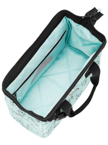 Reisenthel Weekender "Allrounder XS" in Türkis/ Schwarz - (B)27 x (H)21 x (T)12 cm