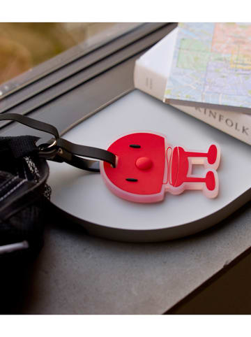 Hoptimist Kofferanhänger in Rot - (L)10 x (B)8 cm