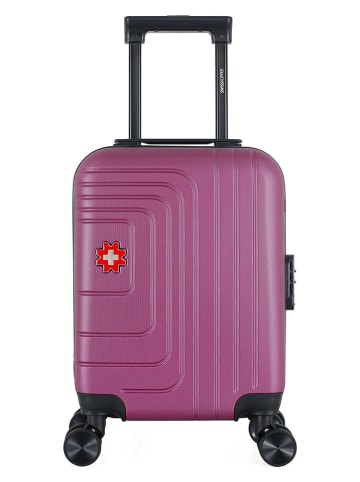 SWISS KOPPER Walizka "Ruti" w kolorze fioletowym - 32 x 42 x 20 cm
