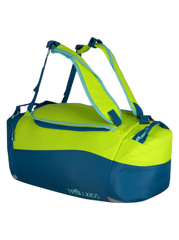 Trollkids Reisetasche "Duffle Bag" in Blau/ Grün - (B)52 x (H)30 x (T)25 cm