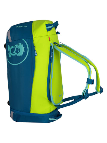 Trollkids Reisetasche "Duffle Bag" in Blau/ Grün - (B)52 x (H)30 x (T)25 cm