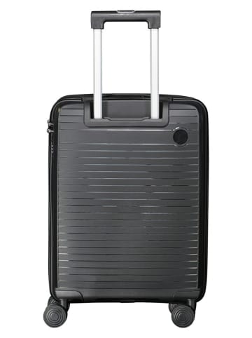 Geographical Norway Hardcase-Trolley "Solvable" in Schwarz - (B)34 x (H)53 x (T)21 cm