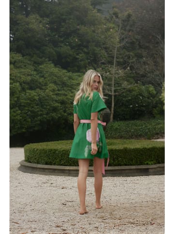 Tazga Kleid in Grün/ Rosa