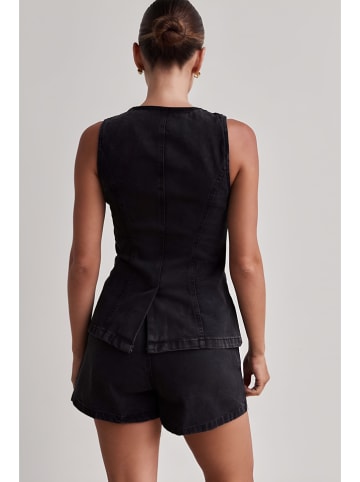 Tazga Jeansweste in Schwarz