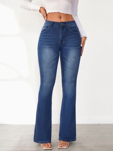 Tazga Dżinsy - Flare fit - w kolorze niebieskim
