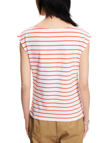 ESPRIT Shirt oranje/wit