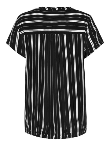 Sublevel Bluse in Schwarz/ Weiß