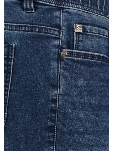 Sublevel Spijkerbermuda donkerblauw