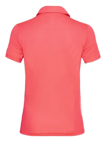 Odlo Funkcyjna koszulka polo "Cardada" w kolorze koralowym