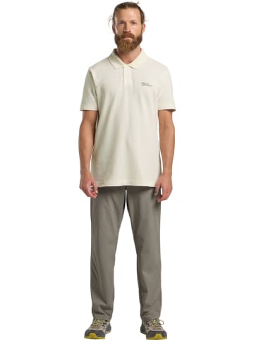 Jack Wolfskin Funktionspoloshirt "Essential" in Beige