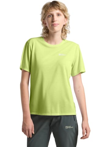 Jack Wolfskin Koszulka funkcyjna "Vonnan" w kolorze limonkowym