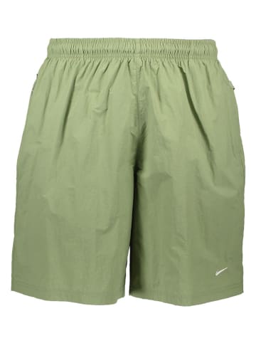 Nike Szorty "Solo Swoosh" w kolorze zielonym